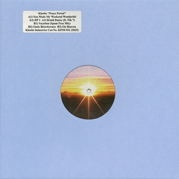 Khotin – Peace Portal (12", Khotin Industries, 2025) Front Cover