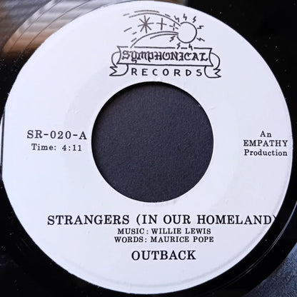 Outback (5) : Strangers (In Our Homeland) (7", RE)
