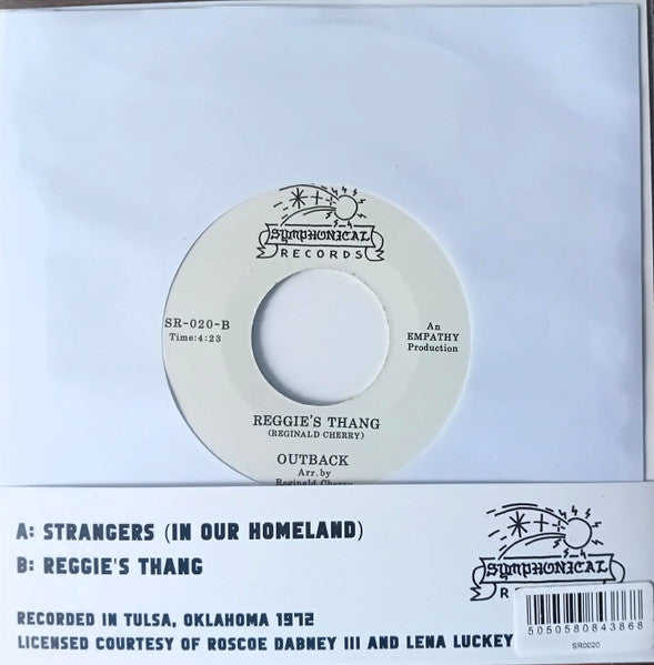 Outback (5) : Strangers (In Our Homeland) (7", RE)