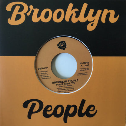 Brooklyn People – Peace And Love (7", Selector Series, 2025) Front Cover