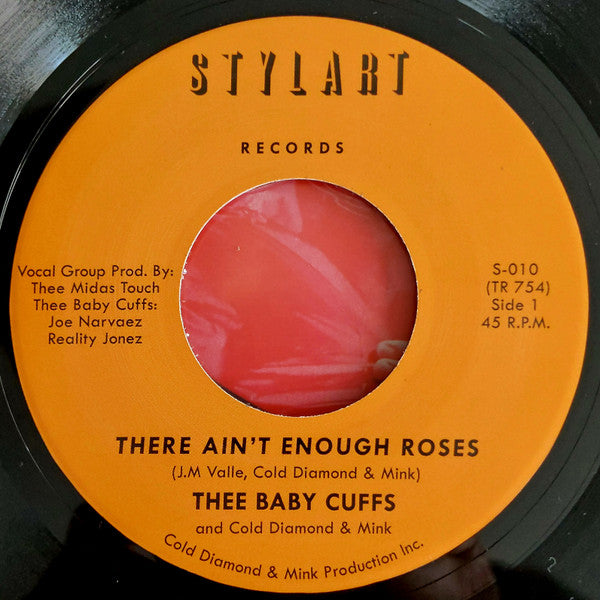 Thee Baby Cuffs Cold Diamond & Mink – There Ain't Enough Roses (7", Stylart Records, 2025) Back Cover