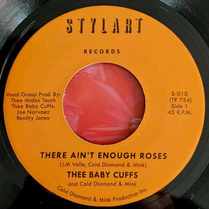 Thee Baby Cuffs Cold Diamond & Mink – There Ain't Enough Roses (7", Stylart Records, 2025) Back Cover
