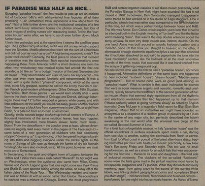 Don Carlos : Echoes Of Italy (Early 90s House Vibes) Vol. 1 & 2 Artists In Wonderland & The Birds Of Paradise   (2xCD, Comp)
