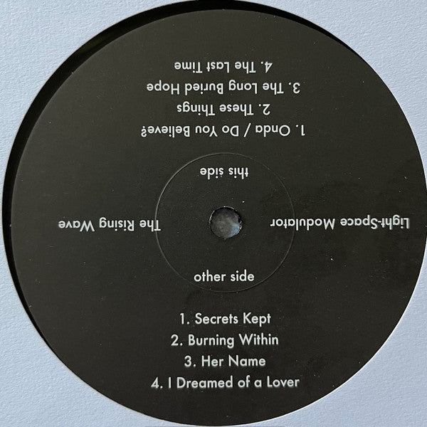 Light-Space Modulator – The Rising Wave (LP, AD 93, 2025) Back Cover