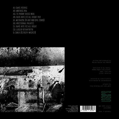 Madteo – Misto Atmosferico E Ad Azione Diretta (2xLP, unsure, 2025) Back Cover