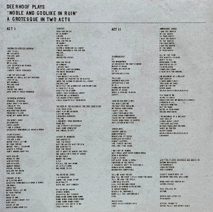 Deerhoof : Noble And Godlike In Ruin (LP, Album, Tes)