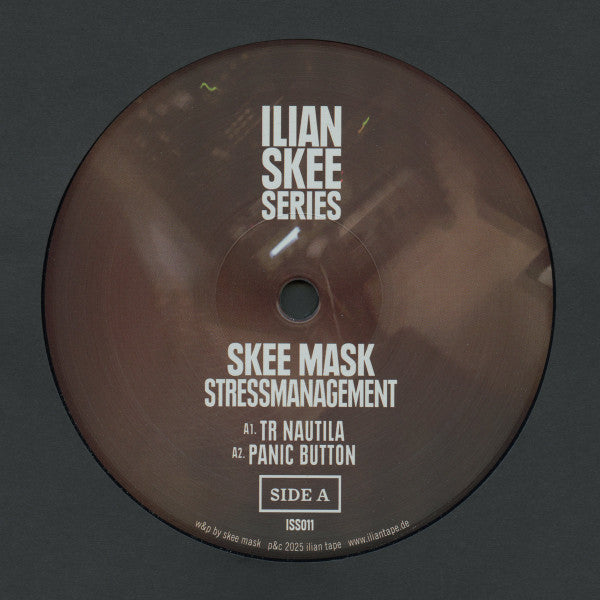 Skee Mask – Stressmanagement (12", 180g, Ilian Tape, 2025) Front Cover