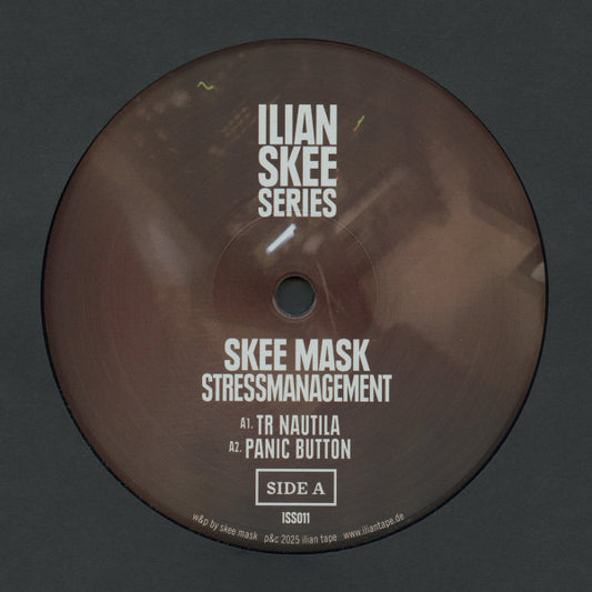 Skee Mask – Stressmanagement (12", 180g, Ilian Tape, 2025) Front Cover