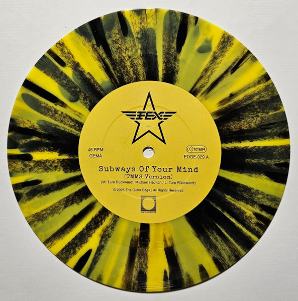 Fex (4) : Subways Of Your Mind (7", Single, Ltd, RM, Yel)