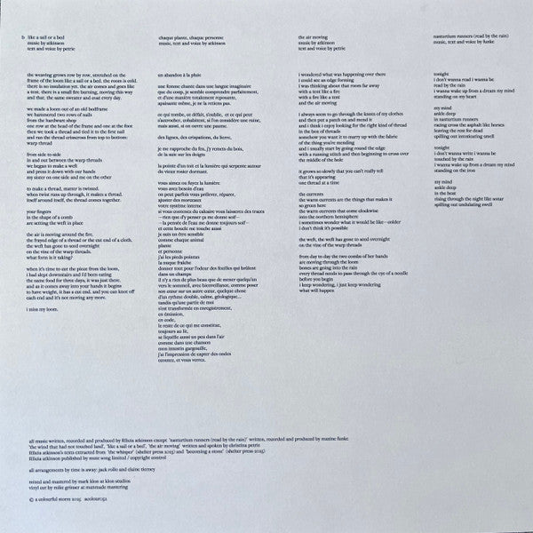 Annie A – The Wind That Had Not Touched Land (LP, A Colourful Storm, 2025) Image 4