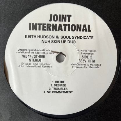 Keith Hudson & Soul Syndicate* : Nuh Skin Up Dub (LP, Album, RE)