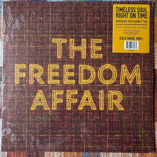 The Freedom Affair – The Freedom Affair (LP, Gold Swirl, Sunflower Soul Records, 2025) Front Cover