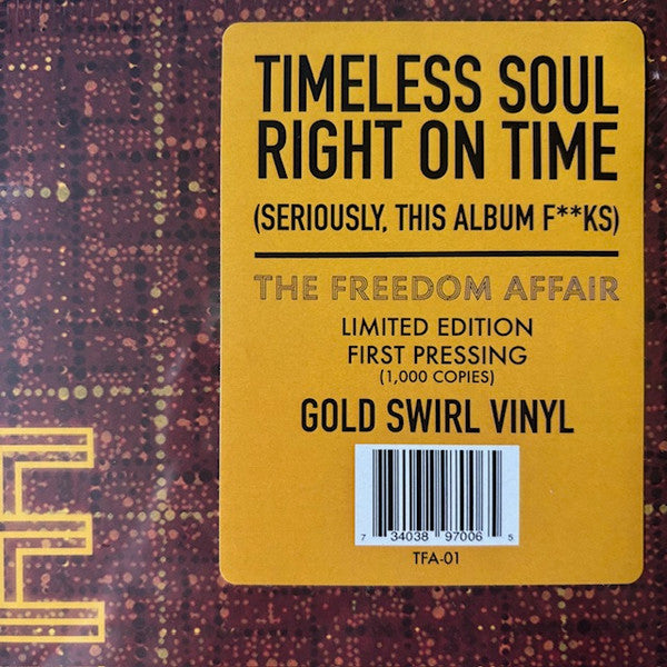 The Freedom Affair – The Freedom Affair (LP, Gold Swirl, Sunflower Soul Records, 2025) Image 3