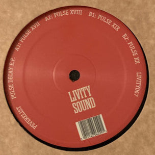 Peverelist – Pulse Decay E.P. (12", Livity Sound, 2025) Back Cover