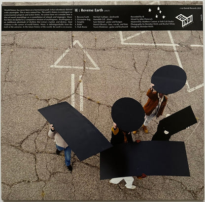 IE – Reverse Earth (LP, Quindi Records, 2025) Back Cover