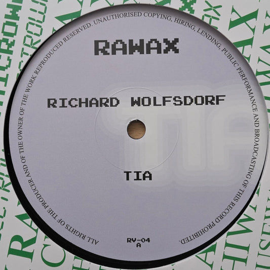 Richard Wolfsdorf : Tia (12", RE, RM)