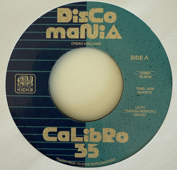 Calibro 35 : Discomania / Jazz Carnival (7", Ltd)