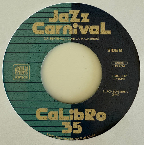 Calibro 35 : Discomania / Jazz Carnival (7", Ltd)