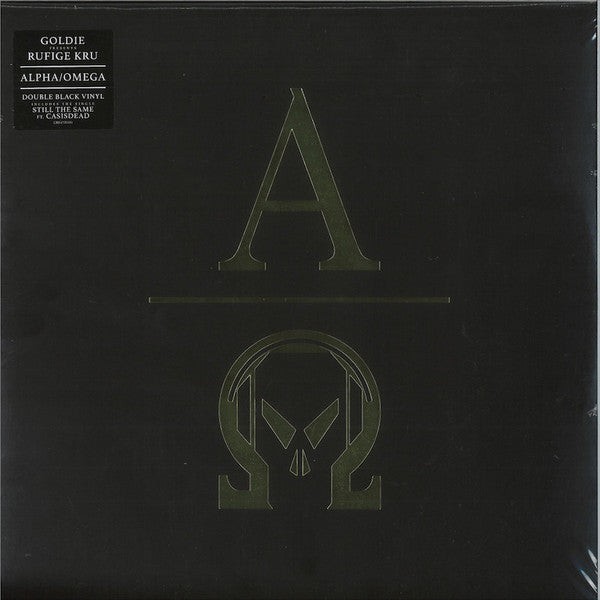 Goldie Rufige Kru – Alpha Omega (2xLP, London Records, 2025) Front Cover