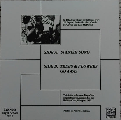 Strawberry Switchblade : 1982 4-Piece Demo (7", Single, RP)