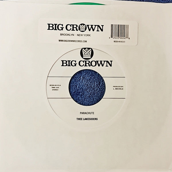Thee Lakesiders – Parachute (7", Translucent Green, Big Crown Records, 2025) Image 3