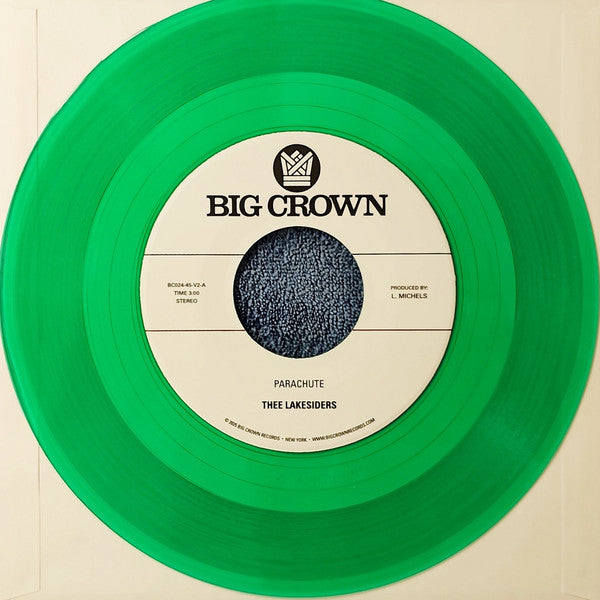 Thee Lakesiders – Parachute (7", Translucent Green, Big Crown Records, 2025) Image 4
