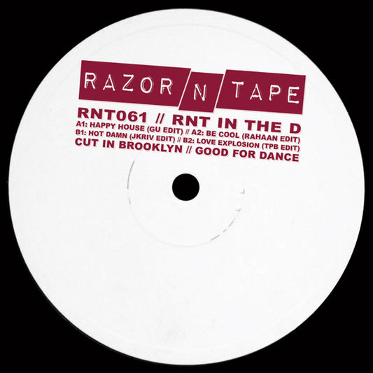 Glenn Underground, Rahaan, JKriv, The Patchouli Brothers : RNT In The D (12")