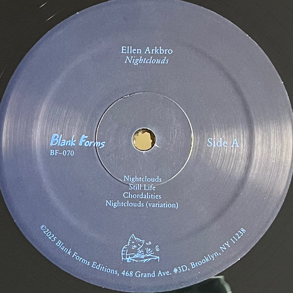 Ellen Arkbro – Nightclouds (LP, Blank Forms Editions, 2025) Image 3