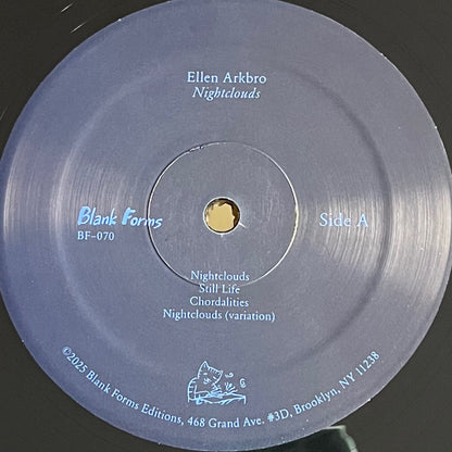 Ellen Arkbro – Nightclouds (LP, Blank Forms Editions, 2025) Image 3