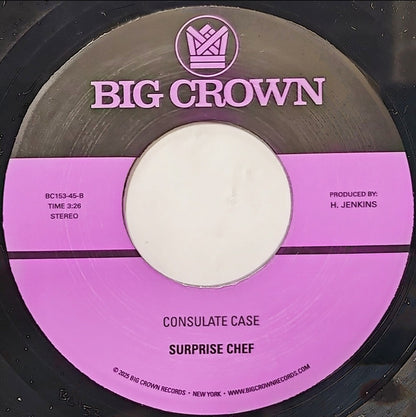 Surprise Chef – Bully Ball (7", Big Crown Records, 2025) Back Cover