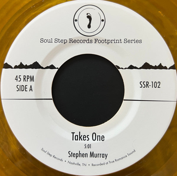 Stephen Murray – Takes One (7", Soul Step Records, 2025) Front Cover