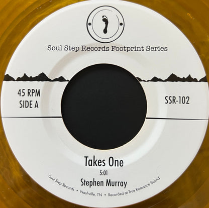 Stephen Murray – Takes One (7", Soul Step Records, 2025) Front Cover