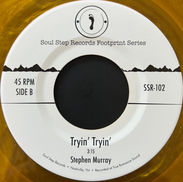 Stephen Murray – Takes One (7", Soul Step Records, 2025) Back Cover