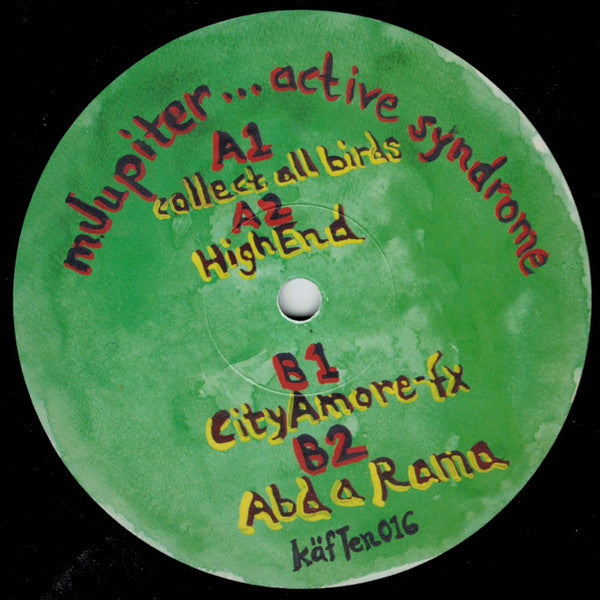 M Jupiter – Active Syndrome (12", Käften, 2025) Front Cover