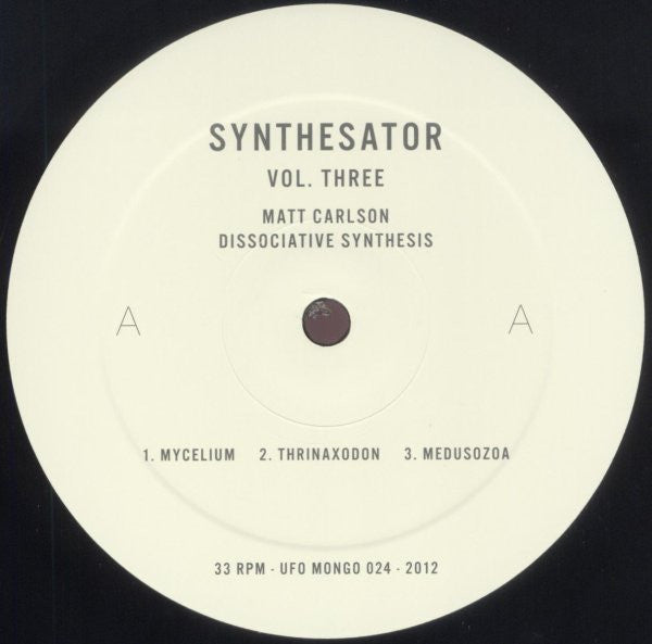 Matt Carlson / Jason E. Anderson : Dissociative Synthesis (LP, Ltd)