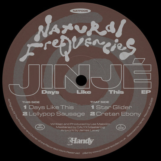 Jinjé : Days like this (12", EP)