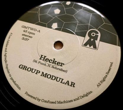 Group Modular : Hecker / Sharon (7", Ltd)