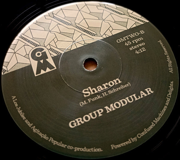 Group Modular : Hecker / Sharon (7", Ltd)
