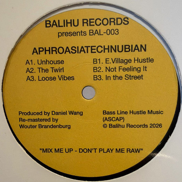Daniel Wang : Aphroasiatechnubian (12", RE)