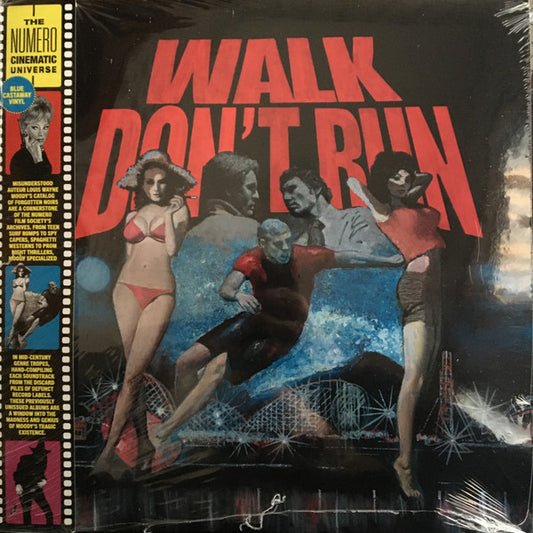 Various : Louis Wayne Moody Presents: Walk Don't Run (LP, Comp, Blu)