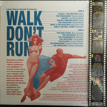 Various : Louis Wayne Moody Presents: Walk Don't Run (LP, Comp, Blu)
