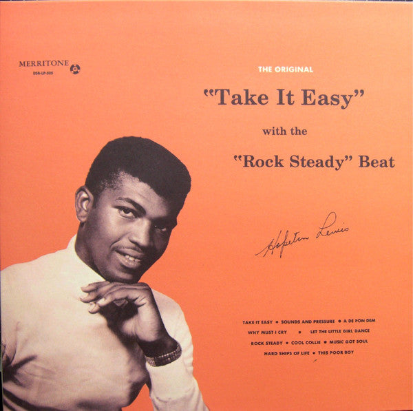 Hopeton Lewis : "Take It Easy" With The "Rock Steady" Beat (LP, Album, RE)