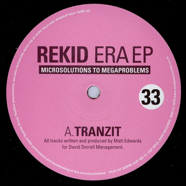 REKID : Era EP (12", EP)
