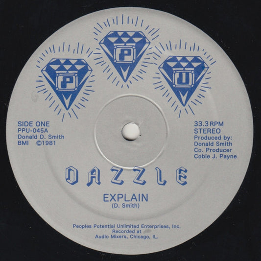 Dazzle (12), "C" On The Funk : Explain (12")