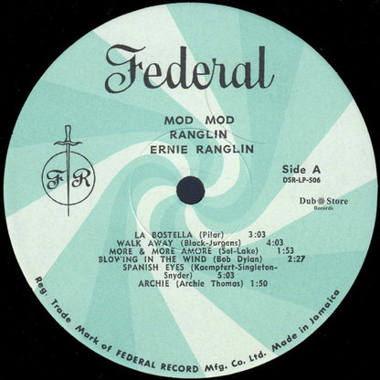 Ernie Ranglin – A Mod A Mod Ranglin (LP, Dub Store Records, 2012) Image 3