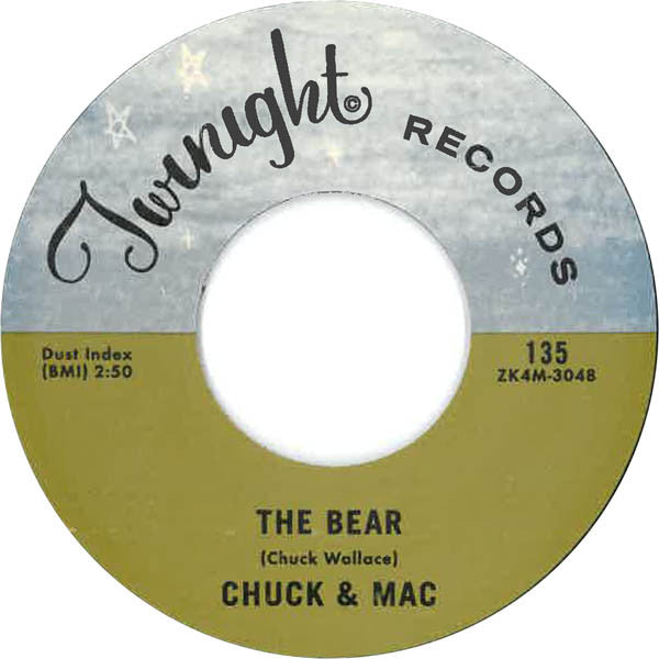 Chuck & Mac : Powerful Love / The Bear (7", Single, Mono, RE)