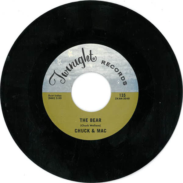 Chuck & Mac : Powerful Love / The Bear (7", Single, Mono, RE)