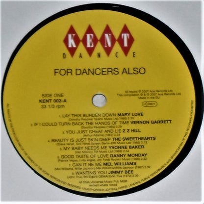 Various : For Dancers Also (LP, Comp, RE)