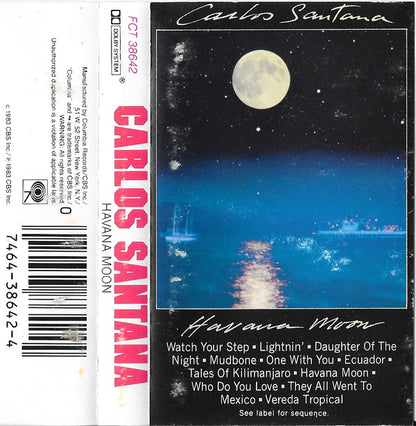 Carlos Santana : Havana Moon (Cass)