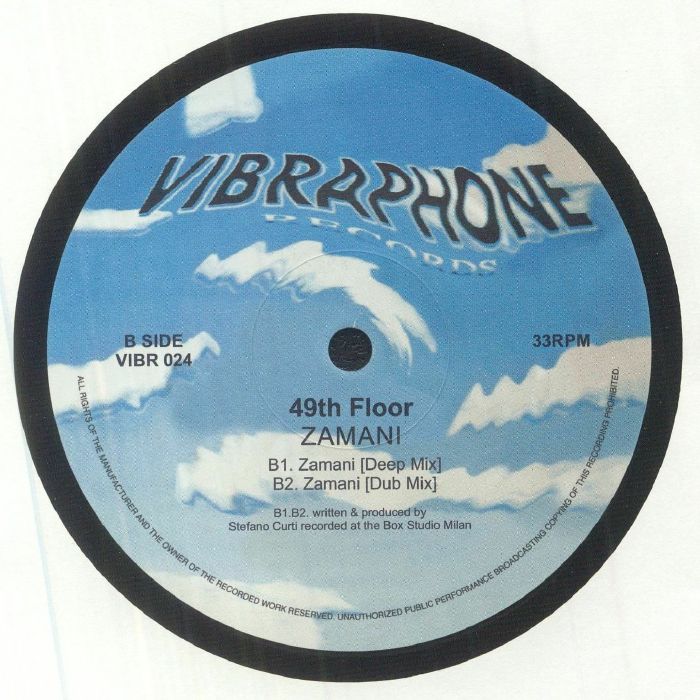 49th Floor – Zamani (12", Vibraphone Records, 2023) Back Cover